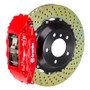 Brembo 01-06 M3 (E46)/06-08 Z4 M-Coupe/Roadster Fr GT BBK 6 Pist Cast 355x32 2pc Rotor Drilled-Red