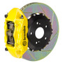 Brembo 06-09 S2000 Rear GT BBK 4 Piston Cast 328x28 2pc Rotor Slotted Type-1- Yellow