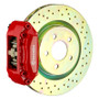 Brembo 99-06 TT (8N) Front GT BBK 4 Piston Cast 2pc 323x28 1pc Rotor Drilled-Red