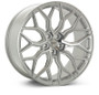 Vossen HF-2 22X10.5 / 5X120 / ET38 / Deep / 72.56 - Silver Polished Wheel