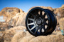 ICON Compression 17x8.5 6x5.5 25mm Offset 5.75in BS 95.1mm Bore Double Black Wheel
