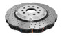 DBA 15-20 Volkswagen Golf R 3.6L Front 5000 Series Cross Drilled Rotor w/Silver Hat