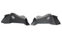 Fishbone Offroad 07-18 Jeep Wrangler JK Logo Aluminum Inner Fenders - Black Powdercoat