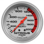 AutoMeter Gauge Nitrous Pressure 2-5/8in. 2000PSI Mechanical Ultra-Lite