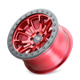 Dirty Life 9303 DT-1 17x9 / 5x127 BP / -12mm Offset / 78.1mm Hub Crimson Candy Red Wheel