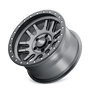 Dirty Life 9309 Canyon Pro 17x9/5x127 BP/-12mm Offset/71.5mm Hub Satin Graphite Wheel - Beadlock