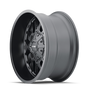 Mayhem 8107 Cogent 17x9 / 5x127 BP / -12mm Offset / 87.1mm Hub Matte Black Wheel