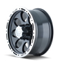 ION Type 174 16x10 / 5x139.7 BP / -38mm Offset / 108mm Hub Black/Machined Wheel