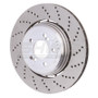 SHW 06-10 BMW M5 5.0L Right Rear Cross-Drilled Lightweight Brake Rotor (34212282808)