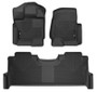 Husky Liners 2017 Ford F-250 Super Duty Crew Cab X-Act Contour Black Front & Rear Floor Liners
