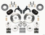 Wilwood Forged Dynalite Front Kit 11.00in 65-68 Chevy Impala -Drum Spindle