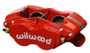 Wilwood Caliper-Forged Dynalite-M-Red 1.75in Pistons .81in Disc