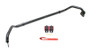 BMR 10-12 5th Gen Camaro Front Hollow 29mm Adj. Sway Bar Kit w/ Bushings - Black Hammertone