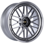 BBS LM 20x10.5 5x114.3 ET35 Diamond Black / Diamond Cut Lip Wheel PFS/Clip Required
