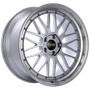 BBS LM 20x10.5 5x114.3 ET35 Silver / Diamond Cut Lip Wheel PFS/Clip Required
