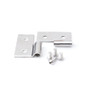 Rampage 1976-1983 Jeep CJ5 Lower Door Hinges - Stainless