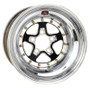 Weld Alumastar 2.0 15x4 / 5x4.75 BP 1.7 / 5in. BS Black Wheel - Non-Beadlock