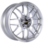 BBS RS-GT 20x8.5 5x114.3 ET43 Diamond Silver Center Diamond Cut Lip Wheel -82mm PFS/Clip Required