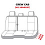 Covercraft 11-24 Dodge Ram Waterproof Polyester SeatSaver Custom Second Row Seat Covers - Grey