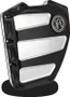 Performance Machine Twin Cam Scallop Timing Cover - Contrast Cut Platinum