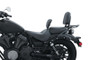 Mustang 14-21 Yamaha Bolt Standard Touring Solo Seat w/ Driver Backrest - Black