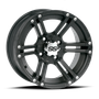 ITP SS 212 14x8 / 4x110 BP / 3+5 Offset Black Wheel