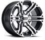 ITP SS 212 14x6 / 4x137 BP / 4+2 Offset Machined Wheel