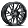 Method Raised MR801 22x10 / 6x135 BP / -18mm Offset / 87mm Bore - Gloss Black Milled Wheel
