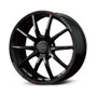 Versus VT125S 18X9.5 +45 5x112 Super Dark Gunmetal/MC/RAP (Red Clear)