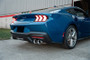 Corsa 24+ Ford Mustang V8 5.0L 3in Cat-Back Exhaust System w/ Twin 4in Polished Straight Tips
