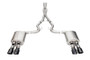 Corsa 2024-2025 Ford Mustang V8 5.0L 3in Cat-Back Exhaust System w/ Twin 4in Black Pro-Series Tips