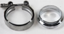 Granatelli 4.0in Flat Flanges w/V-Band Clamp