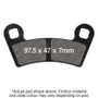 EBC 2008 Polaris Outlaw 450 S Front Left/Right FA-SFA-X Brake Pads