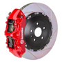 Brembo 09-11 GTR/12+ GTR Front GT BBK 6 Piston Cast 405x34 2pc Rotor Slotted Type1-Red