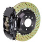 Brembo 02-07 SC430 Front GT BBK 4 Piston Cast 2pc 355x32 2pc Rotor Drilled-Black