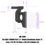 Gen-Y The Boss Torsion-Flex 2.5in Weight Distribution Shank 15in Drop 21K Hitch w/Stabilizer Kit