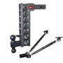 Gen-Y Mega Duty 2in Shank 15in Drop 10K Hitch w/GH-031 Dual-Ball/GH-032 Pintle Lock