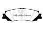 EBC 2022+ Lexus LX600 3.5TT Yellowstuff Rear Brake Pads