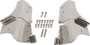 Kentrol 97-06 Jeep Wrangler TJ Windshield Hinge Pair - Polished Silver
