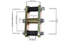Fishbone Offroad 46-75 Jeep CJ-5 Front or Rear Greaseable Shackles