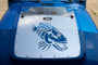 Fishbone Offroad 07-12 Jeep Wrangler JK Hood Louver Raw Unpainted