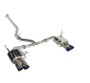 Remark 22+ Subaru WRX (VB) Sports Touring Spec - 4in. Burnt SS Quad Tips (Non-Resonated)