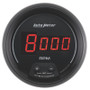 AutoMeter Gauge Tach 3-3/8in. 10K RPM In-Dash Digital Black Dial W/ Red Led