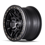 Dirty Life 9303 DT-1 17x9 / 5x139.7 BP / -38mm Offset / 108mm Hub Matte Black Wheel - Beadlock