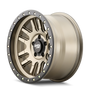 Dirty Life 9309 Canyon Pro 17x9/5x127 BP/-12mm Offset/71.5mm Hub Satin Gold Wheel - Beadlock
