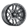 Dirty Life 9309 Canyon Pro 17x9/6x139.7 BP/0mm Offset/106mm Hub Satin Graphite Wheel - Beadlock
