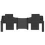 Husky Liners 2022 Jeep Grand Wagoneer w/2nd Row Bucket X-Act Contour Floor Liners (2nd Seat) - Black
