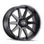 ION Type 143 20x10 / 8x165.1 BP / -19mm Offset / 125.2mm Hub Matte Black Wheel