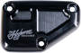 Front Brake Reservoir Cover Black L 23-24 Cvo