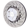 SHW 15-18 BMW X5 M 4.4L Right Rear Cross-Drilled Lightweight Brake Rotor (34212284904)